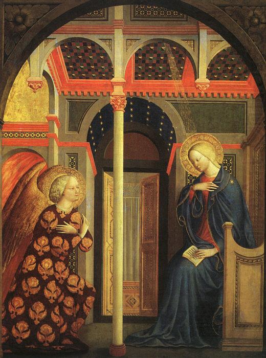 The Annunciation syy, MASOLINO da Panicale